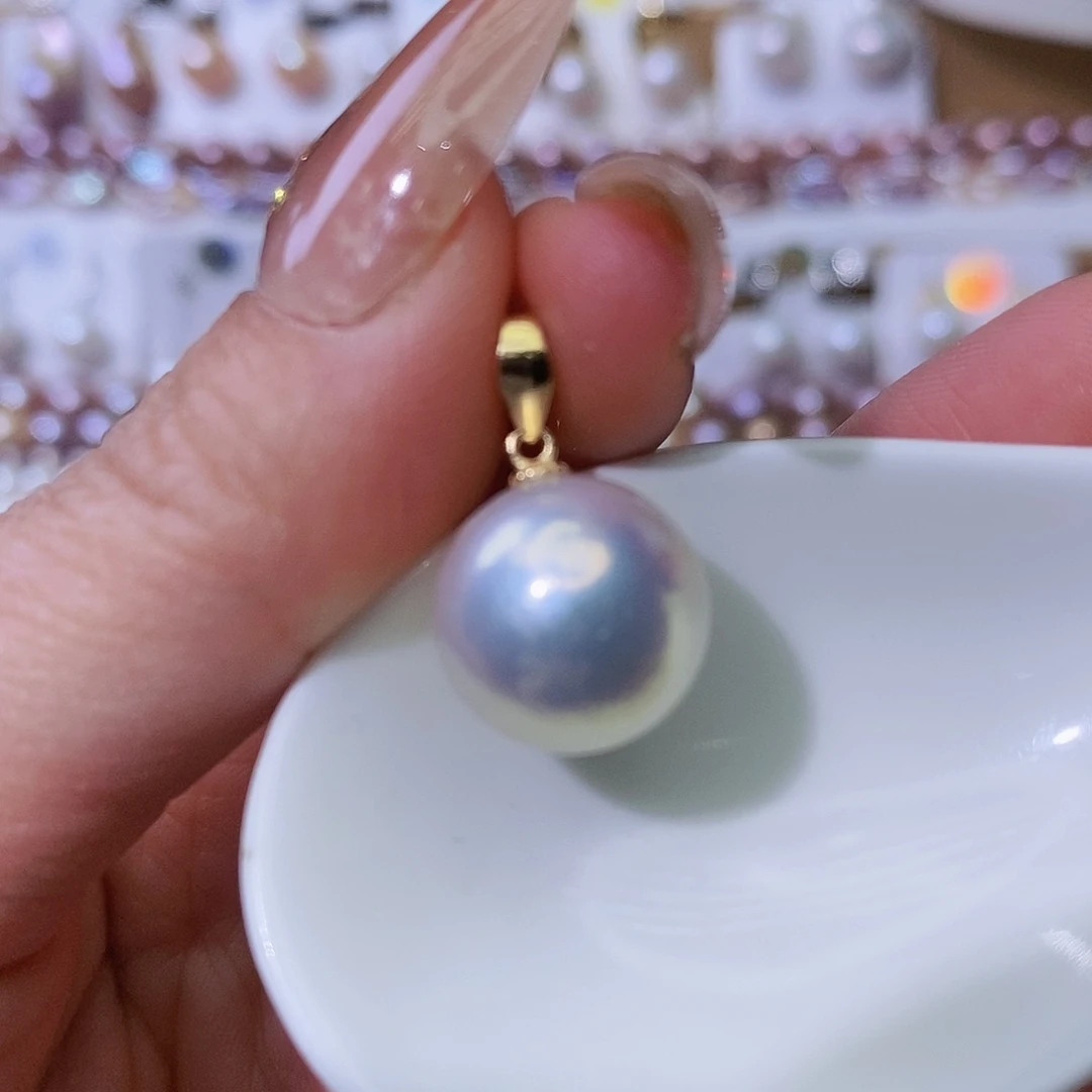 淡水珍珠颈饰银S925镶嵌