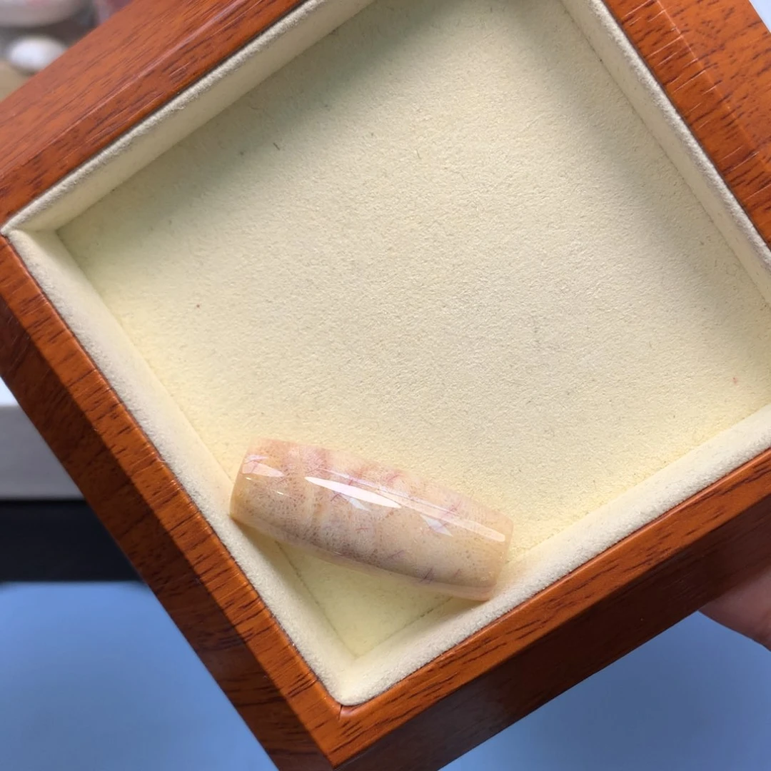 硅化珊瑚（珊瑚玉）颈饰未镶嵌