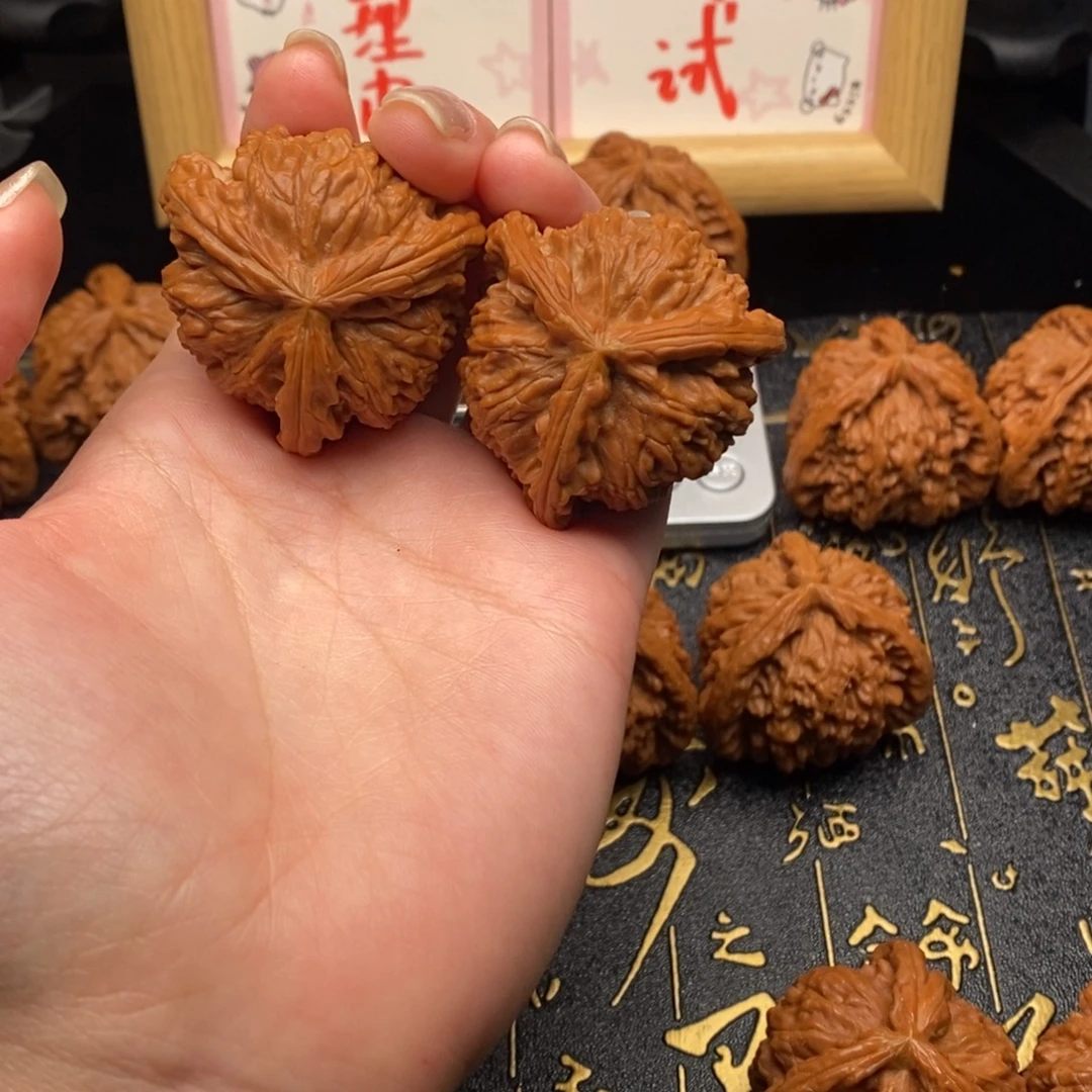 开***李吊坠文玩核桃白狮1111111111