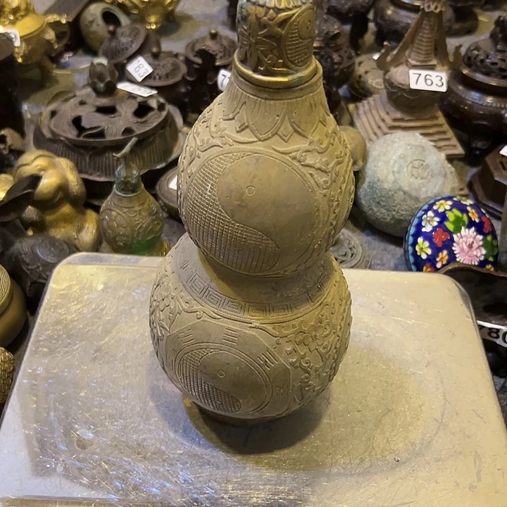 黄铜摆件，文房工艺品摆件