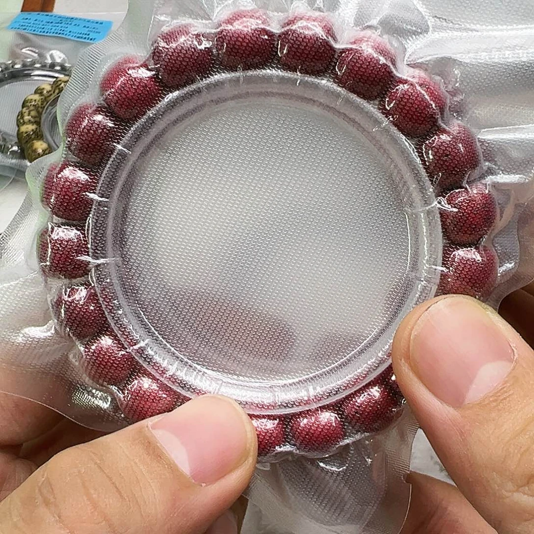 星月菩提手串84灭火红朱供星月菩提单圈11