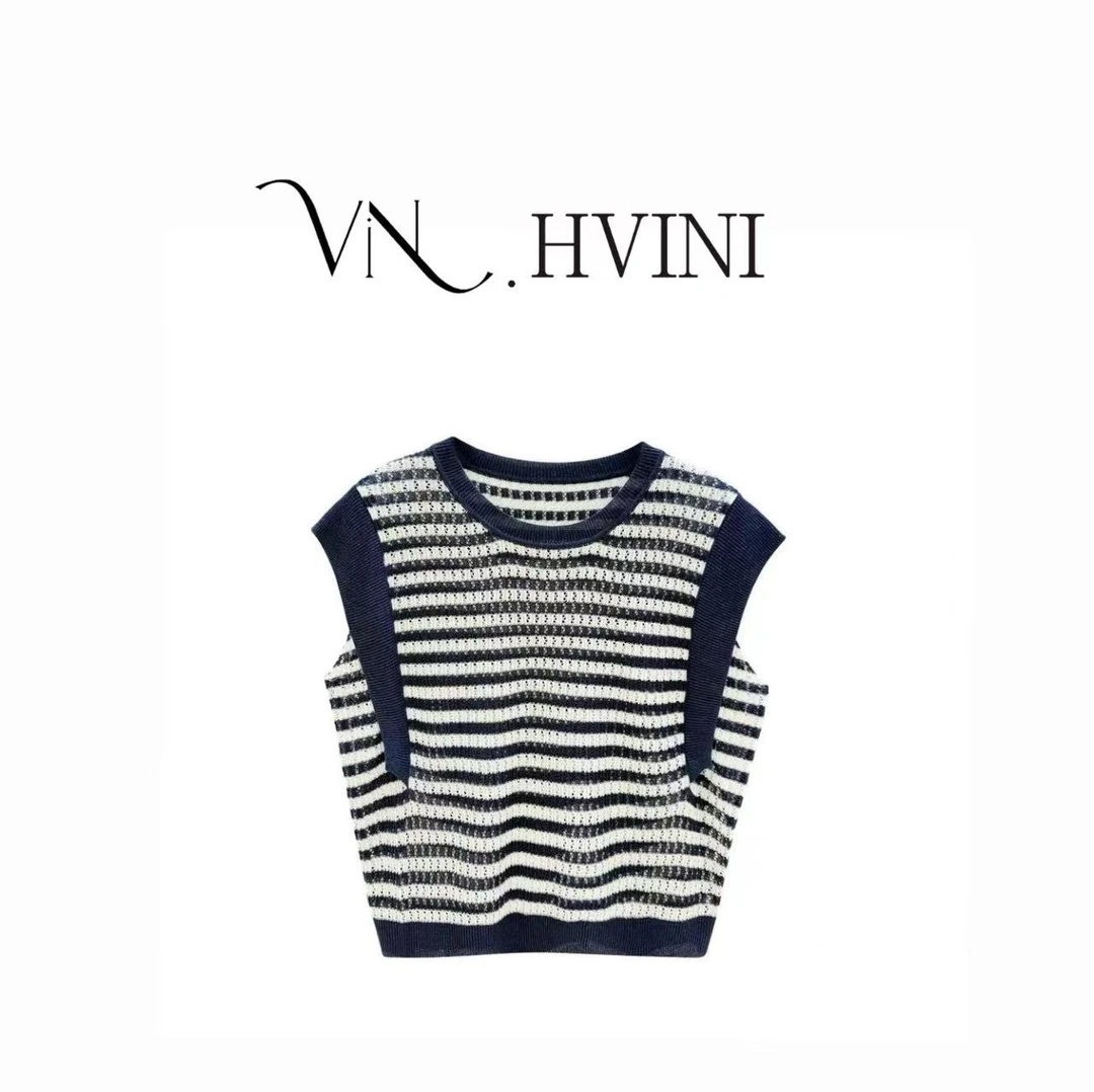 【平行格调】2025夏季新款时尚气质休闲毛衣上衣H3275