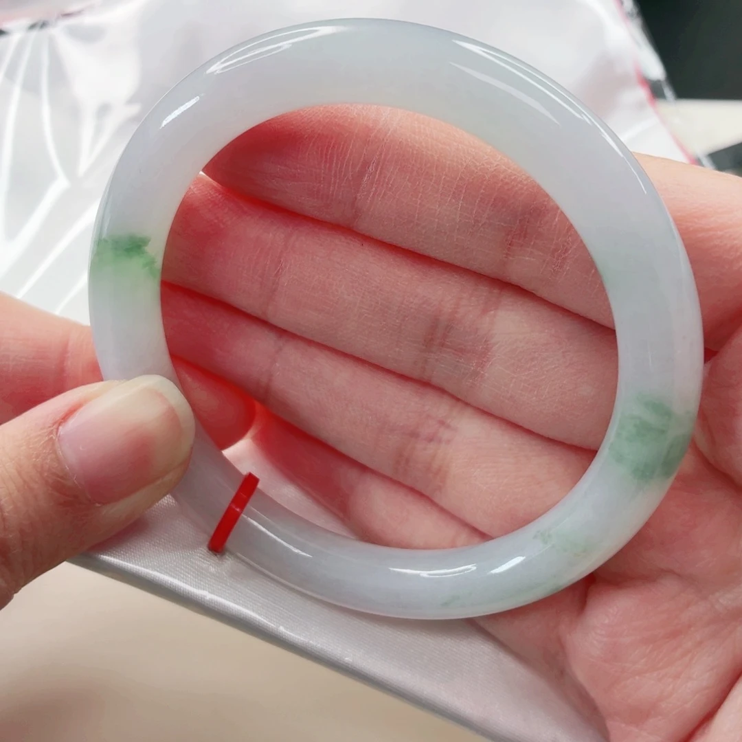 翡翠未镶嵌手镯56圈x565