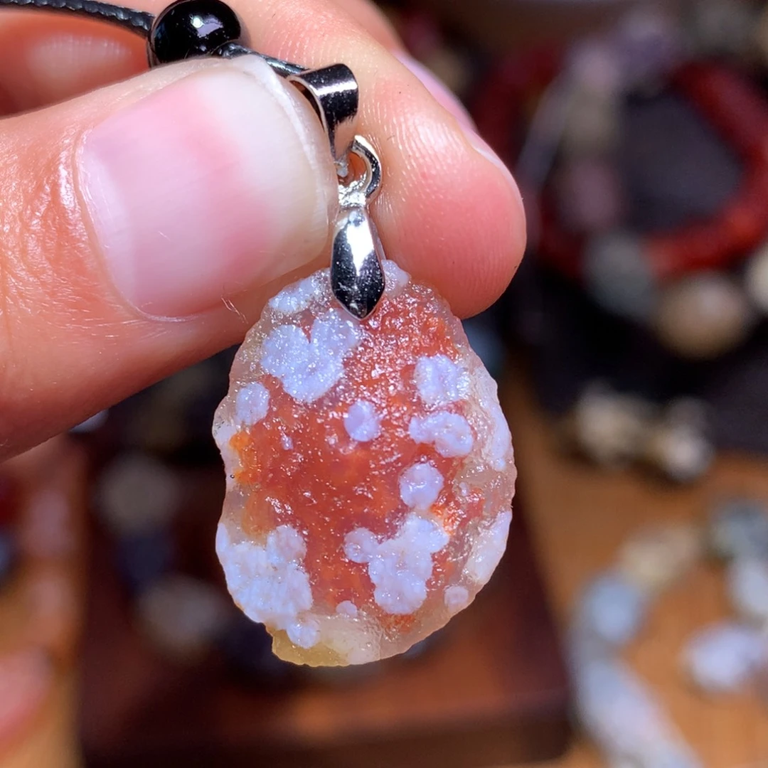 未镶嵌玛瑙/玉髓珠宝半成品