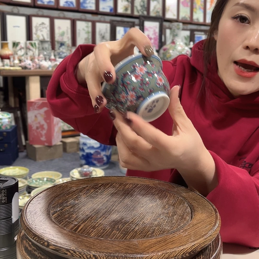 摆件陶瓷//////景德镇陶瓷瓷器。绿。
