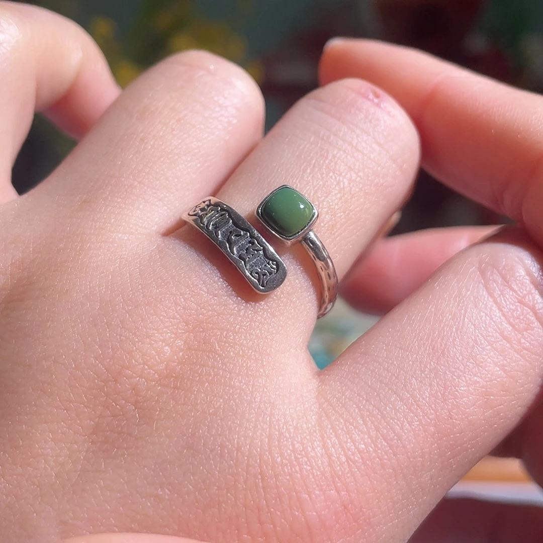 绿松石配饰银S925镶嵌