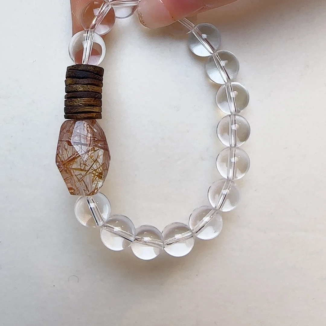 水晶手链未镶嵌大气上档次