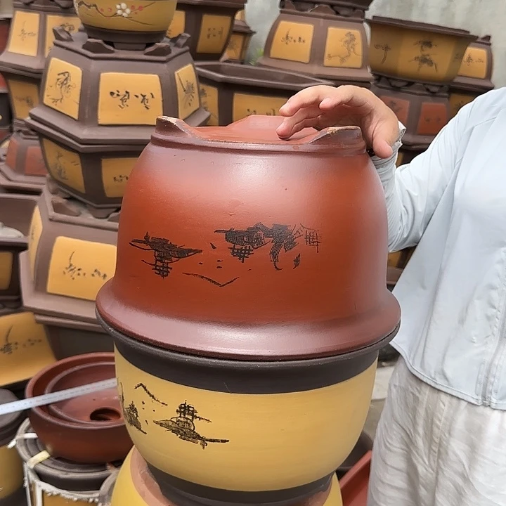 30紫气东来+003花盆花盆