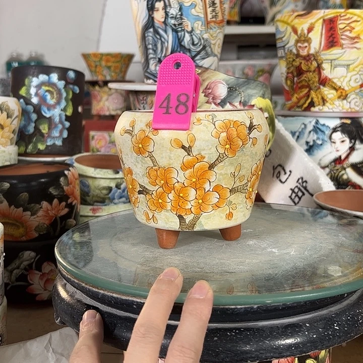 景德镇手绘花盆最高性价比厂家