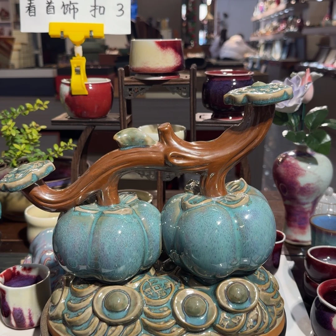 摆件陶钧瓷摆件事事如意