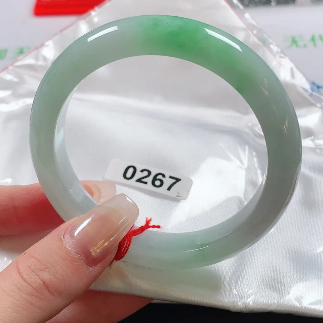 未镶嵌手镯翡翠天然翡翠手镯0267