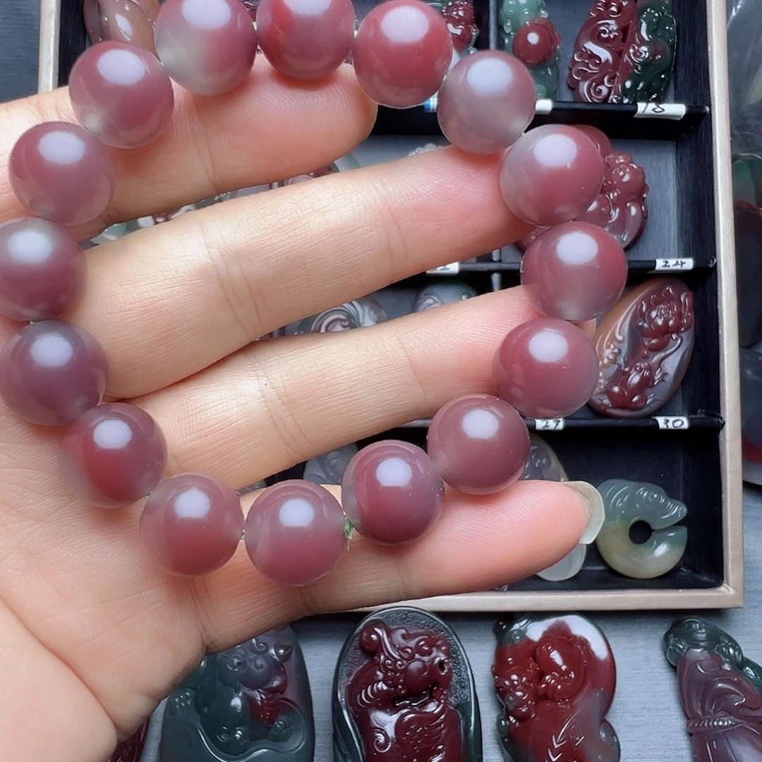 一***人玛瑙/玉髓未镶嵌颈饰