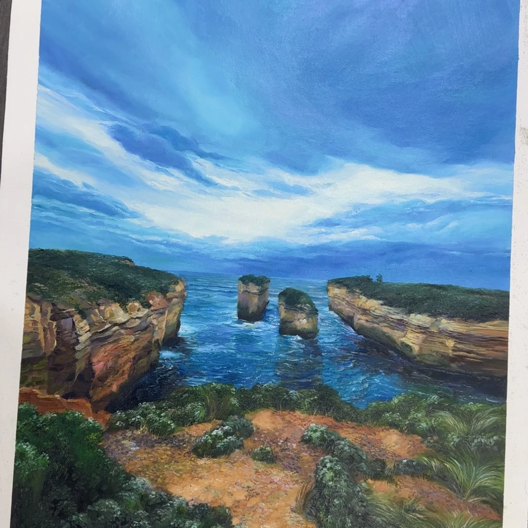 油画加油加油努力加油加油