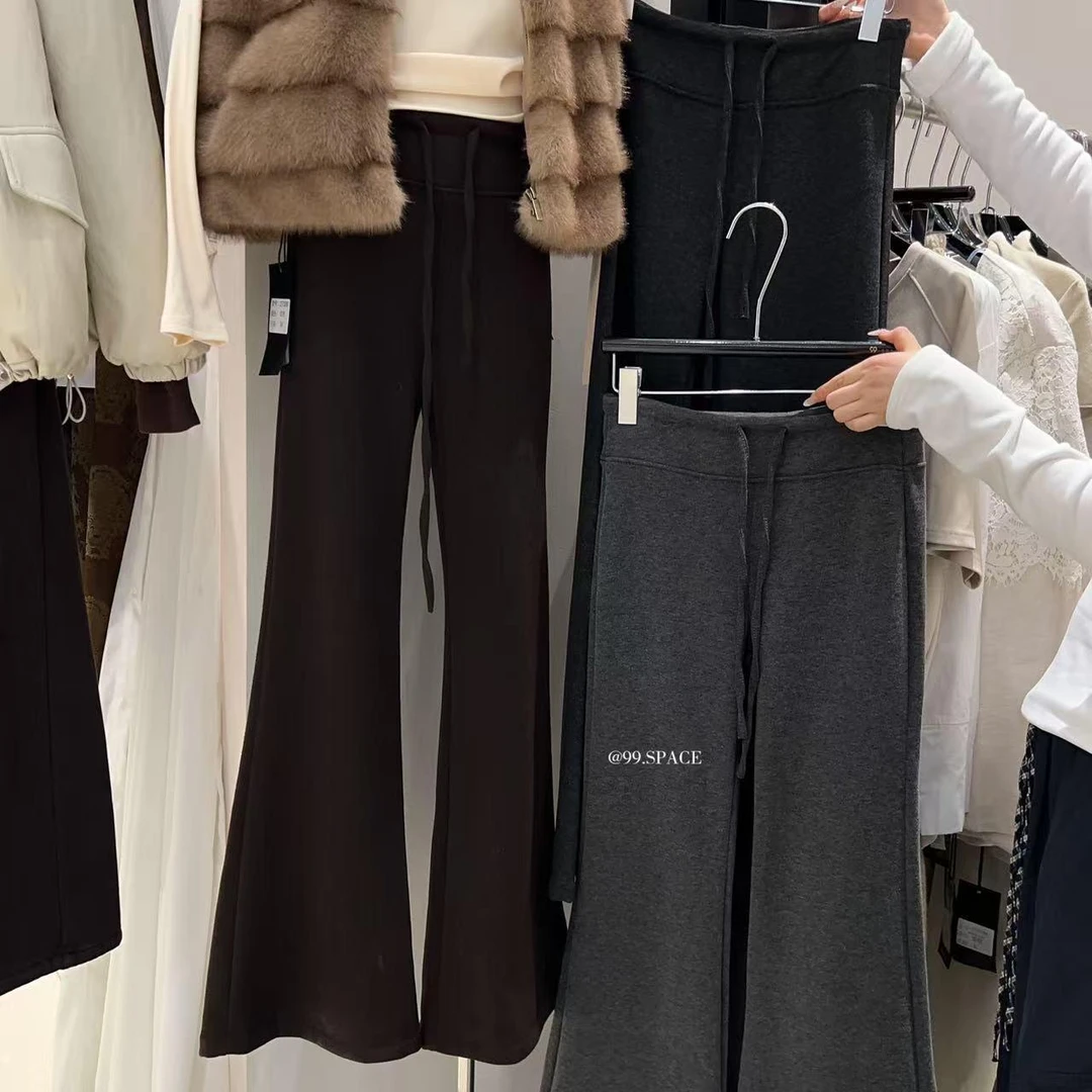 杨杨 99-2731新款—加绒微喇裤/裤长102