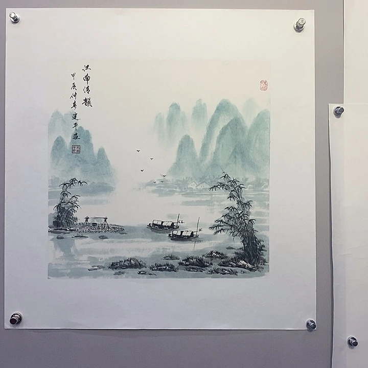 国画精品手绘作品