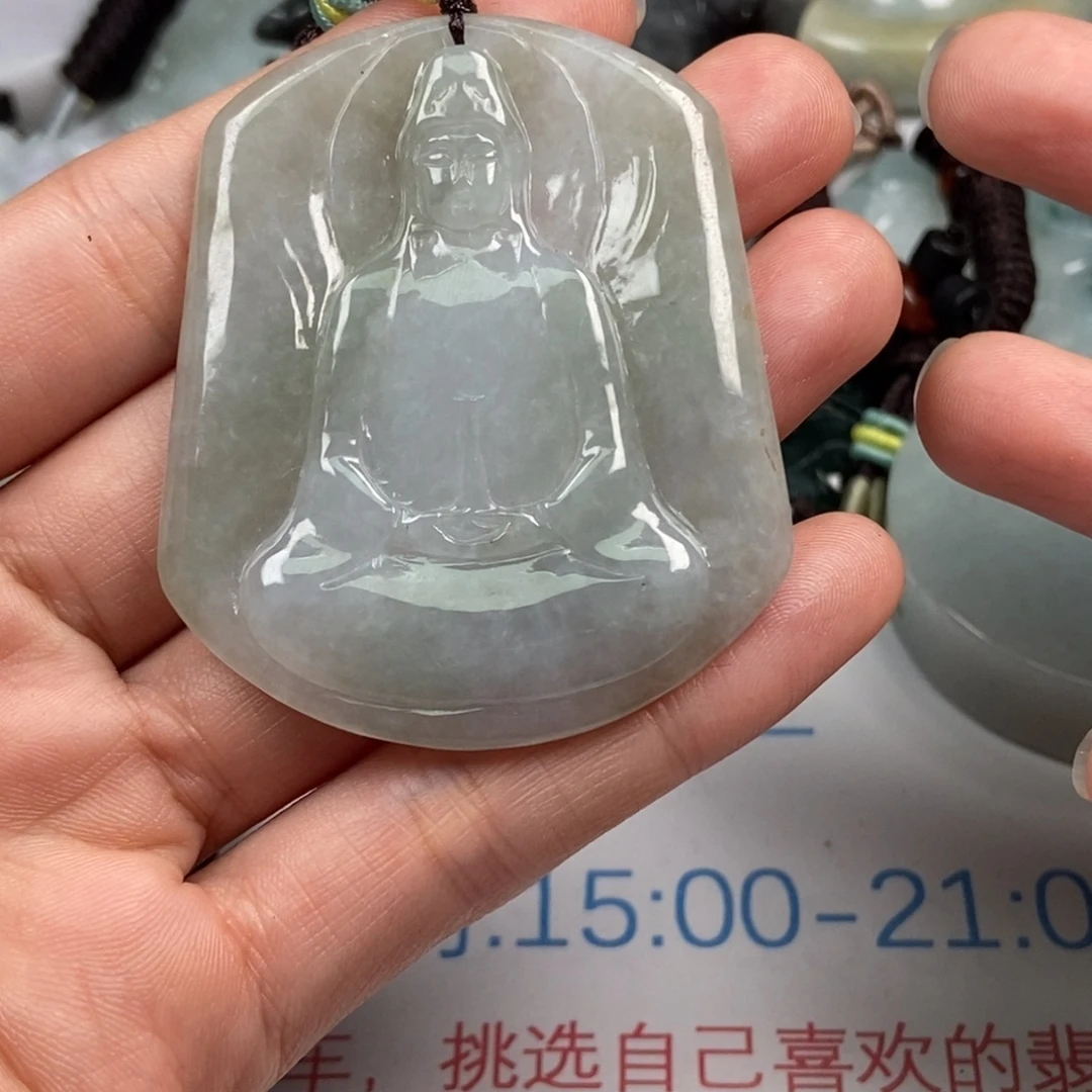 湘***军翡翠未镶嵌颈饰翡翠