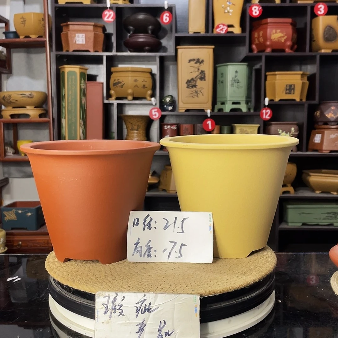 D-盆尚好紫砂花盆