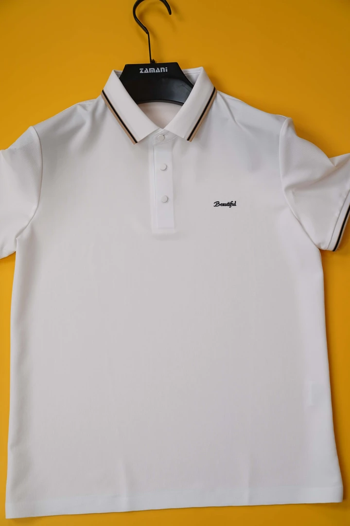 3R089男士运动轻奢时尚休闲夏季商务翻领