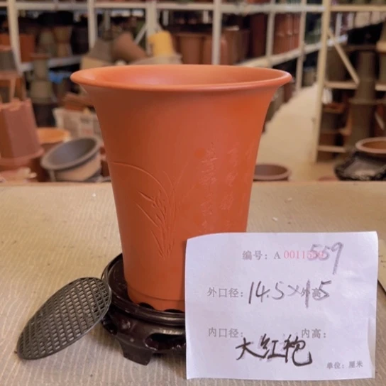紫砂花盆紫紫砂盆