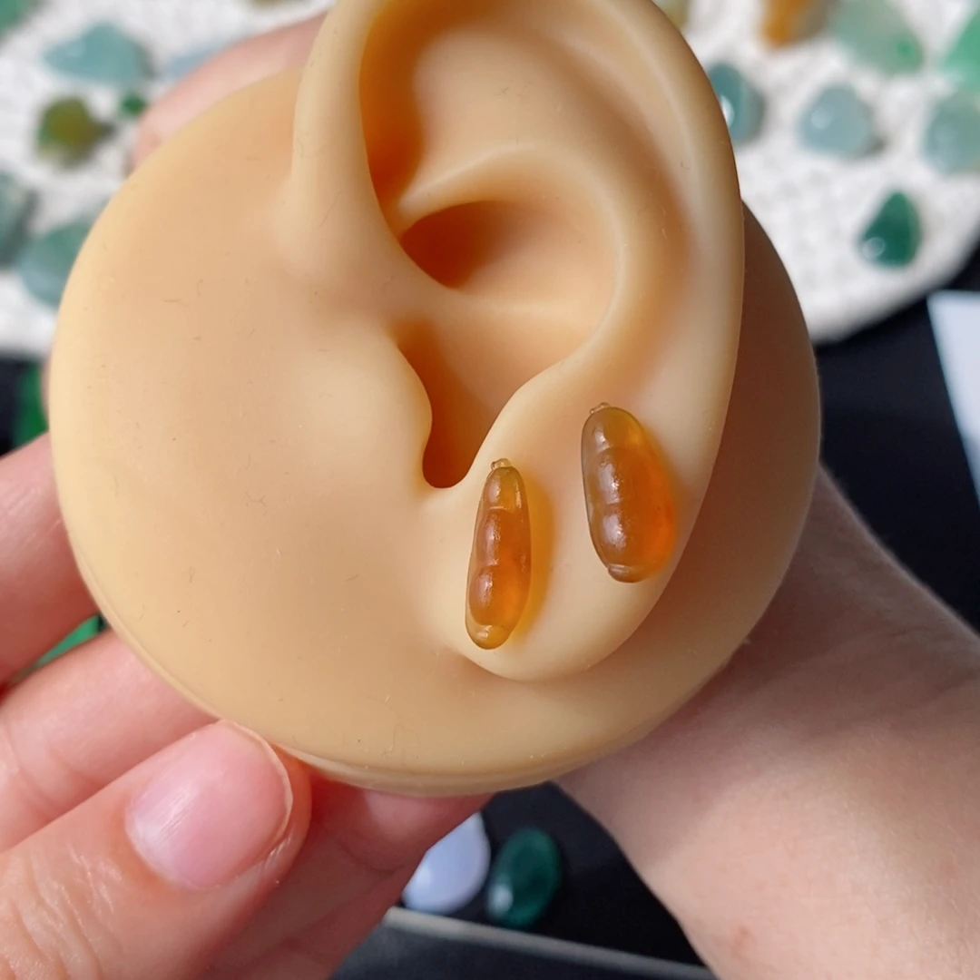 定制翡翠未镶嵌豆子