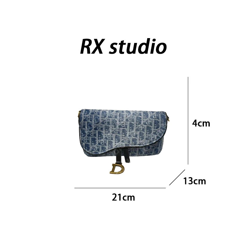 【南沙瑞熙】SK-82387-黑色牛仔 轻奢时尚百搭女士新款单肩斜跨包