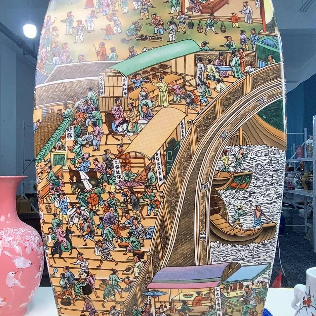 景德镇陶瓷花瓶摆件