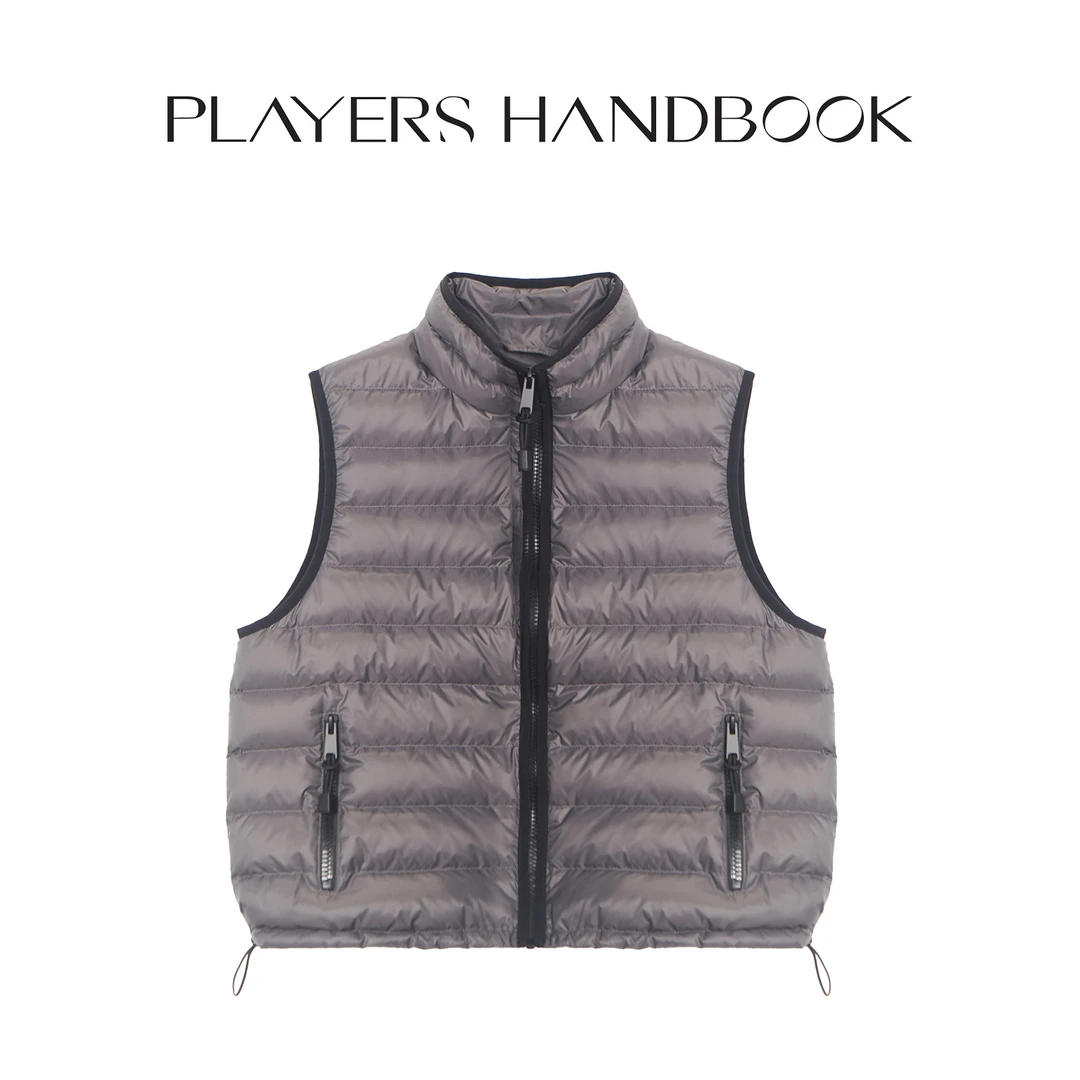 PH 《冬日漫步》miu系户外排骨架时尚休闲羽绒百搭马甲外套 PH6111