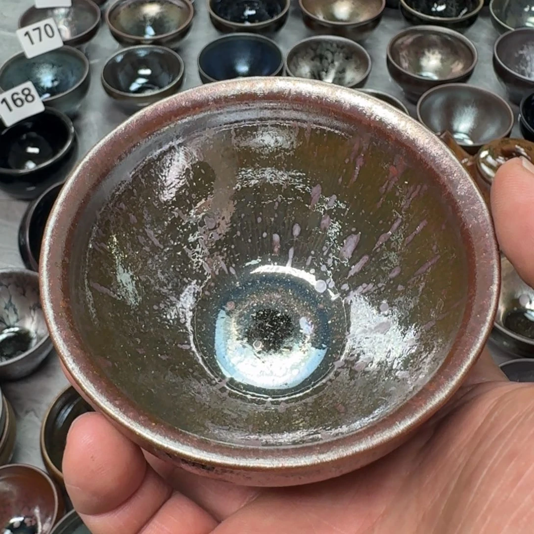 茶盏黄*红徐国清建盏瑕疵品
