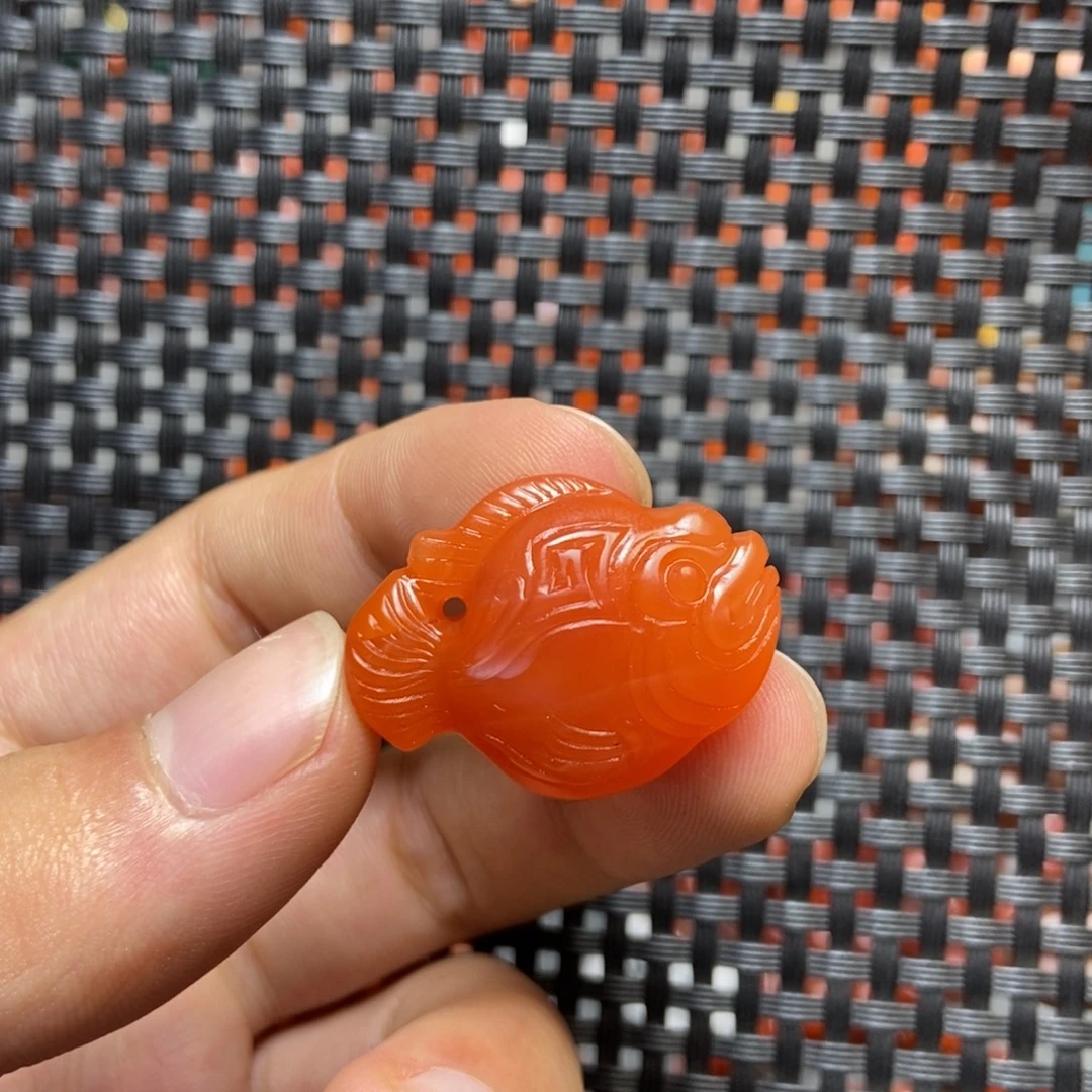 南红玛瑙未镶嵌吊坠(不含链)