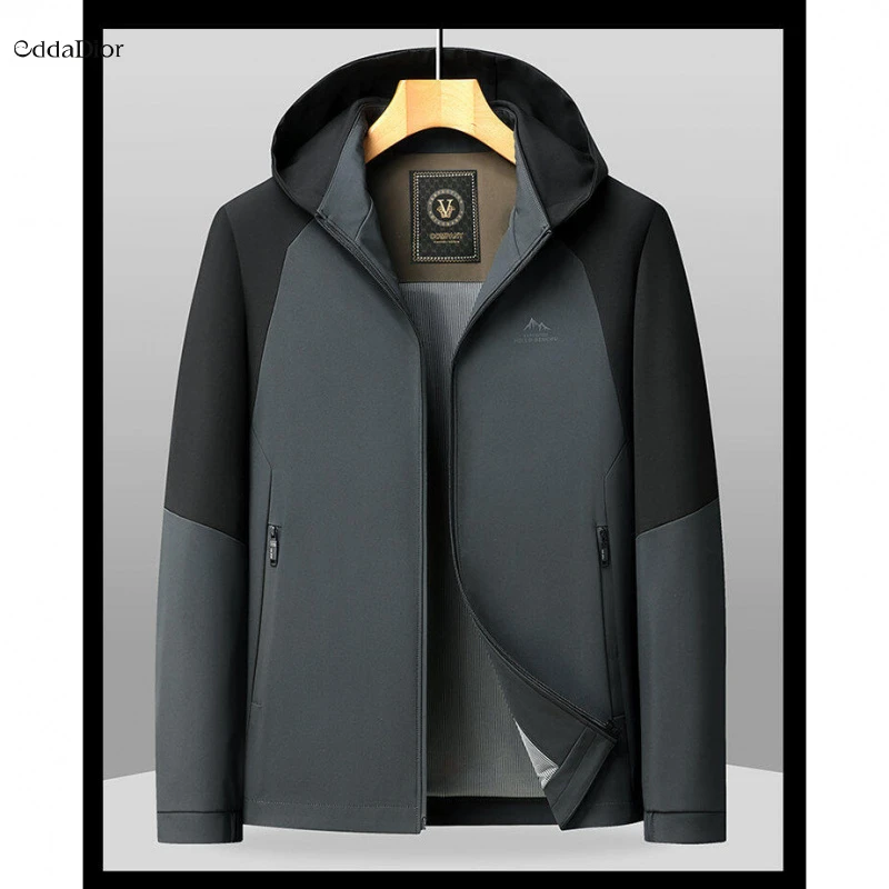 Edda Dior法国轻奢品牌春装外套男士户外休闲冲锋衣新款春秋季中