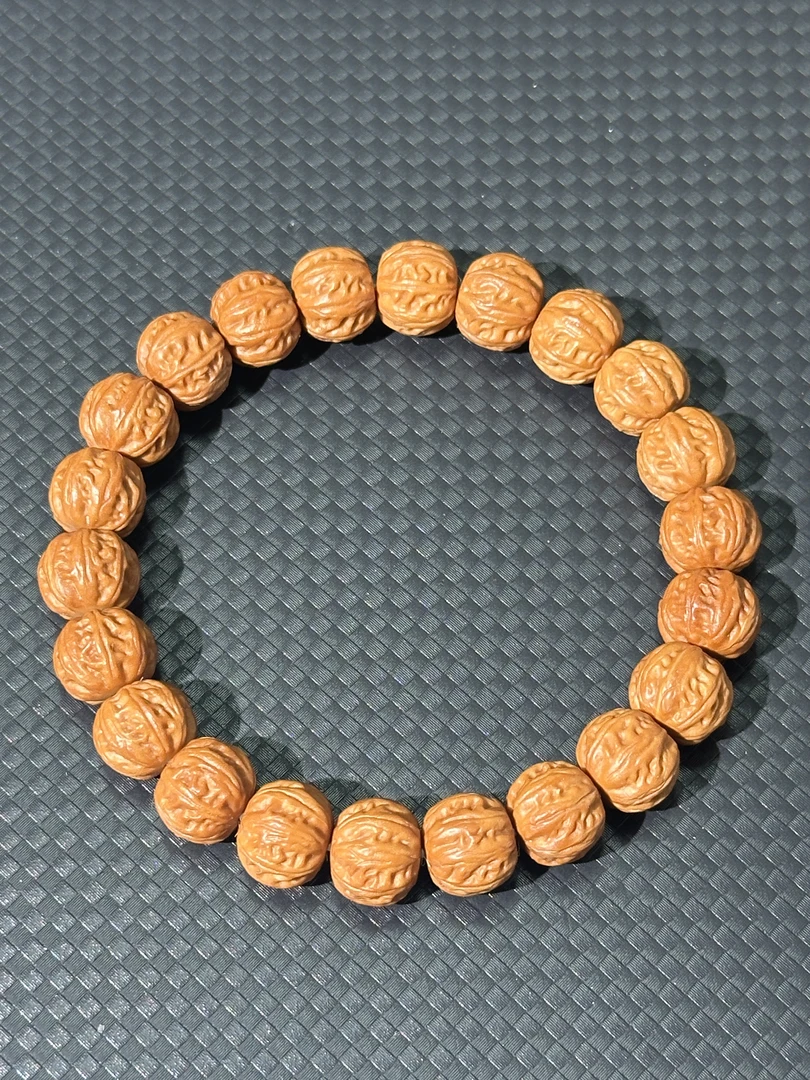 拾光猴头核桃手串【京八棱】