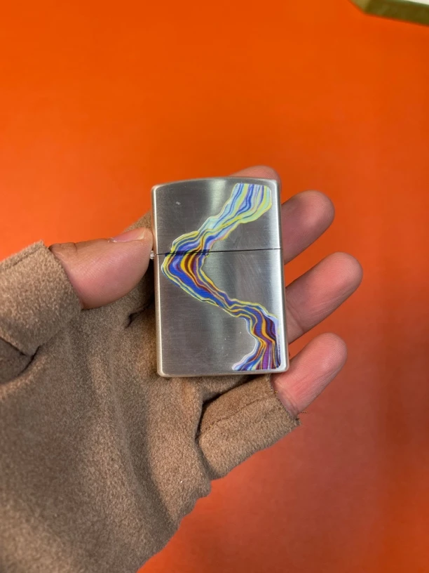 佐罗二代煤油打火机银色银河潮流个性时尚