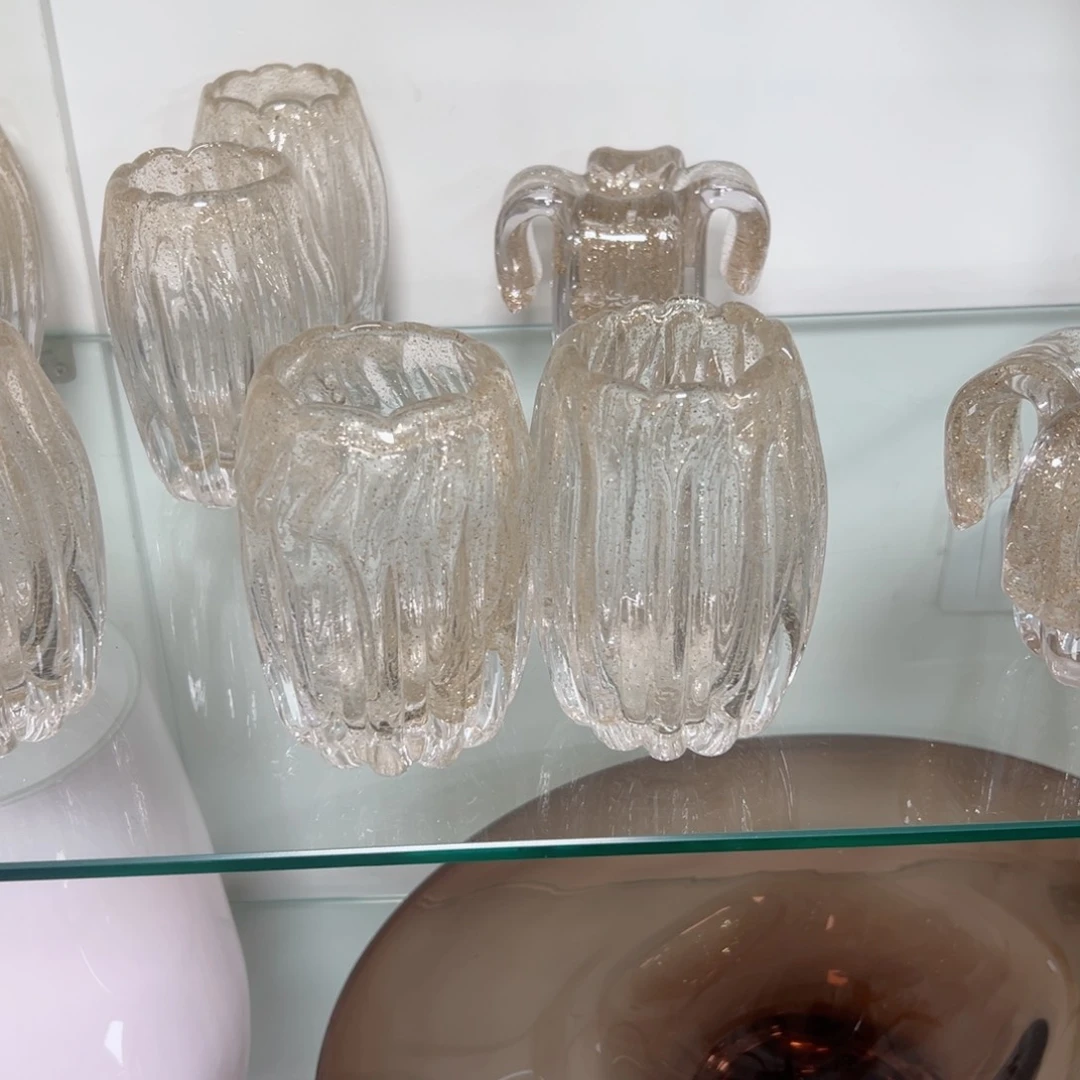 透明金云母小花瓶高度14微瑕
