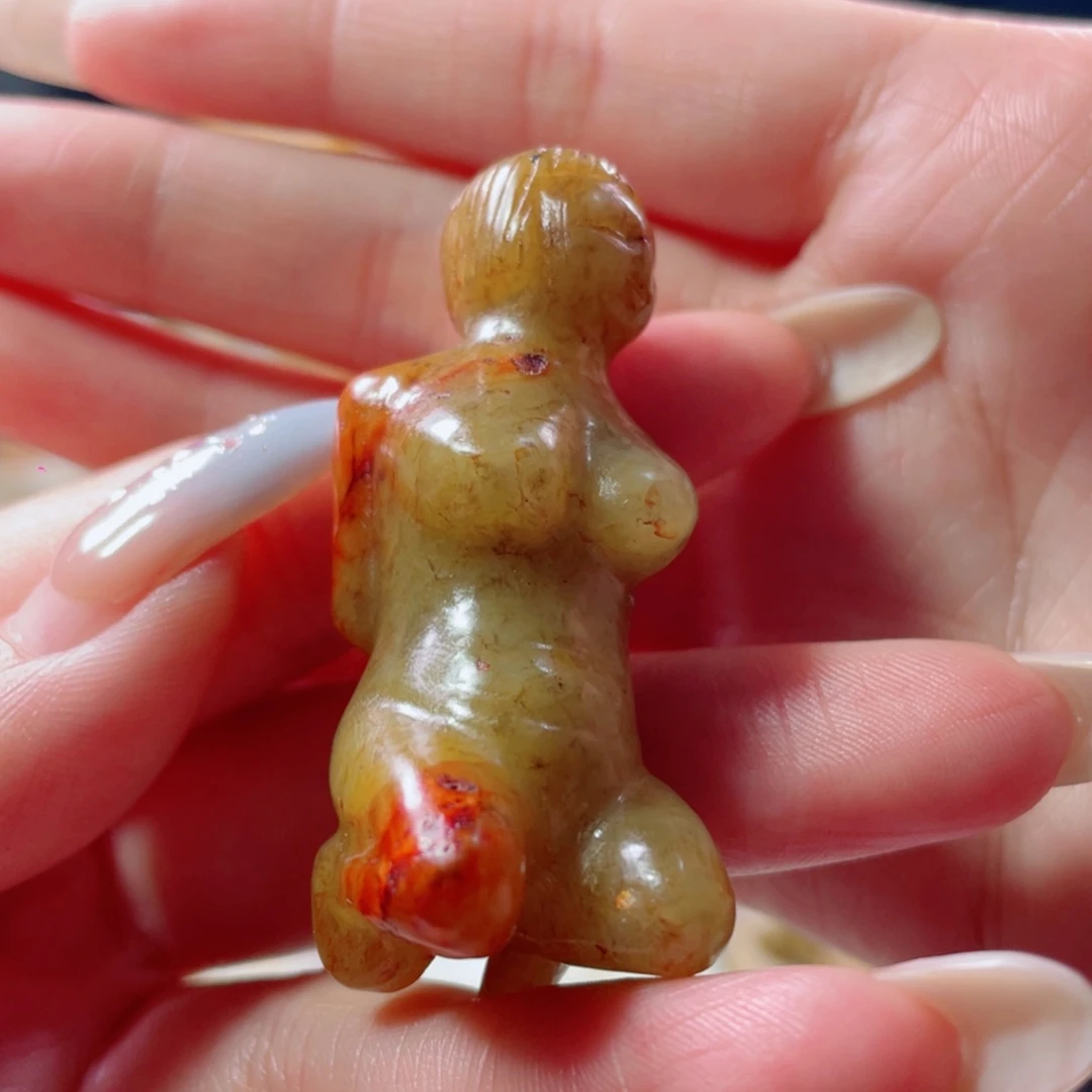 和田玉未镶嵌挂件3