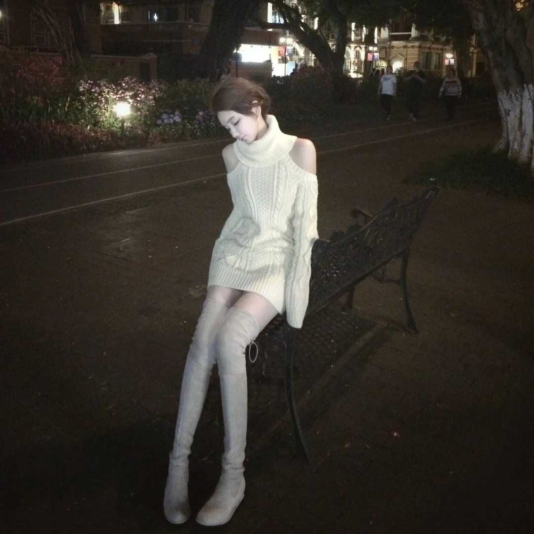 WW定制「安妮日记」针织时尚休闲加厚冬季保暖小众设计感毛衣