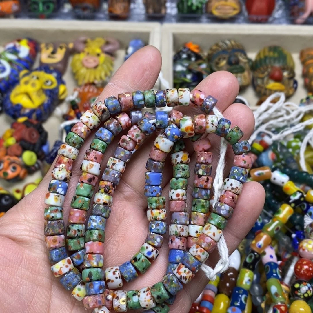 琉璃颈饰福利链子