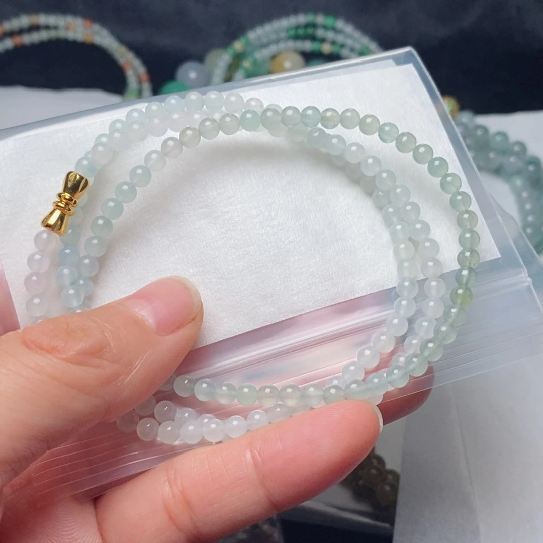 定制翡翠未镶嵌你**字翡翠定制手链