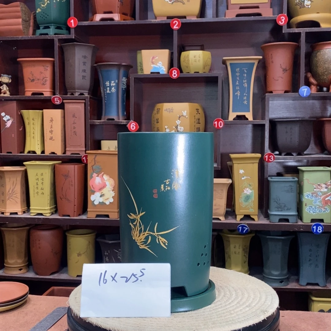 紫砂艺术紫砂花盆