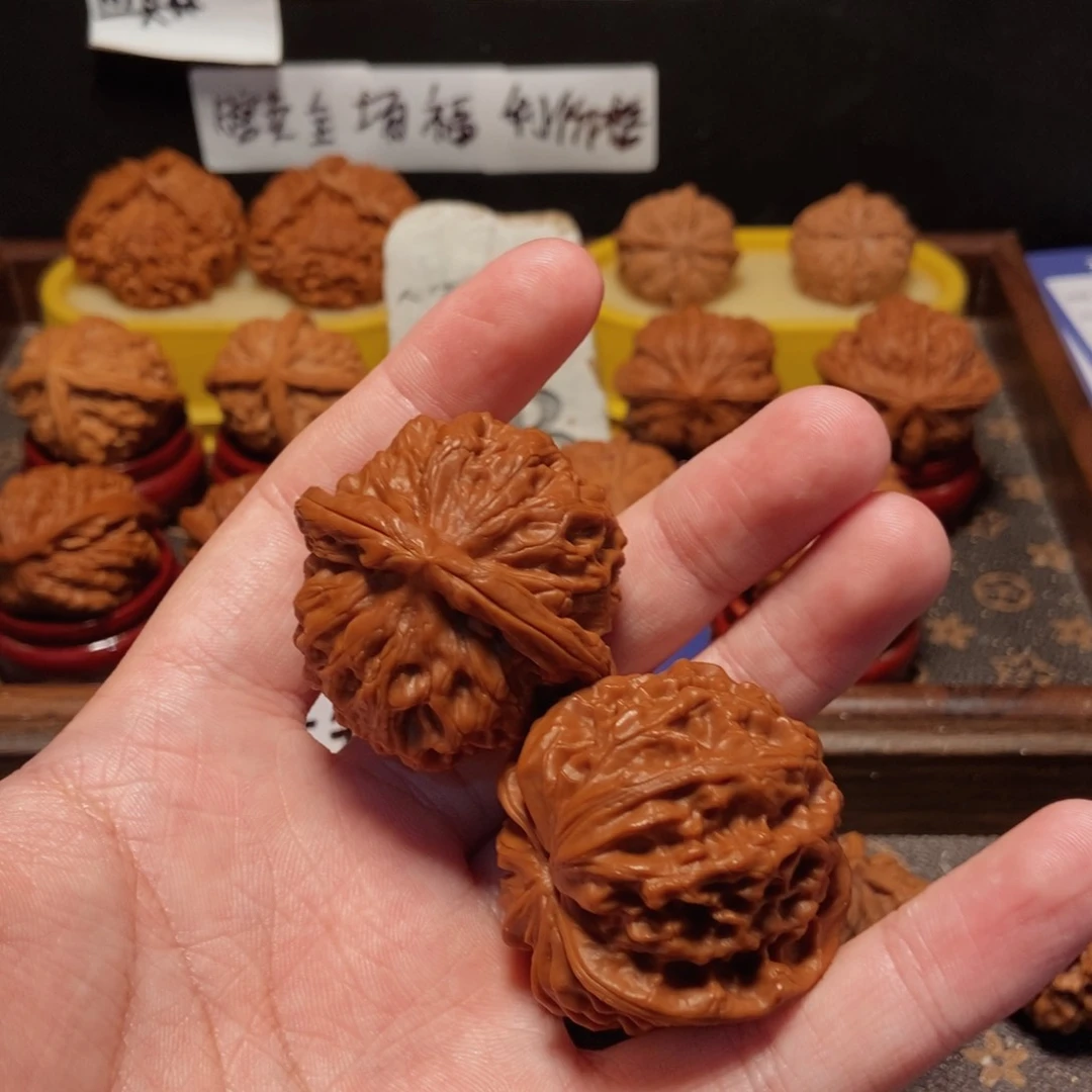 吊坠文玩核桃最****o金麒麟162