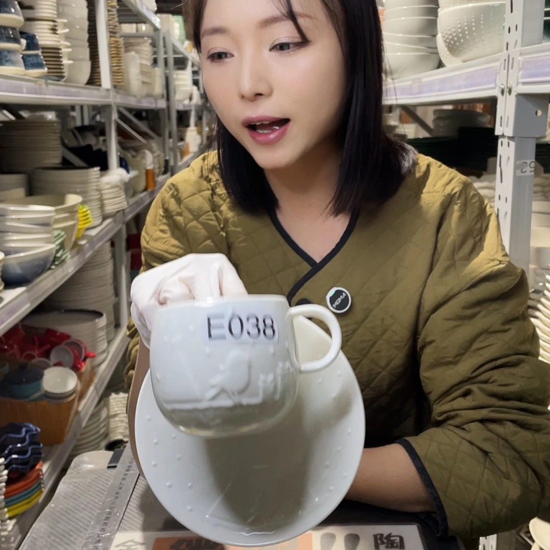 瓷片038               4杯4碟
