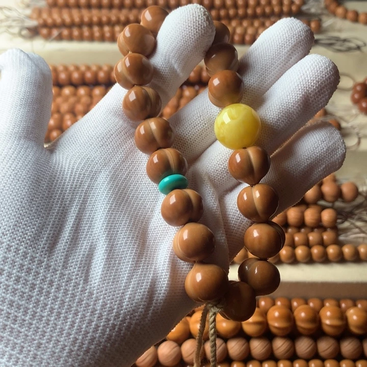 猴头核桃手串聚宝盆屁桃手持14mm