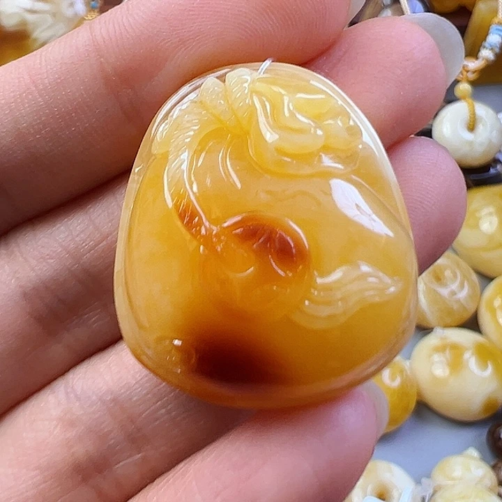 未镶嵌颈饰蜜蜡蜜蜡