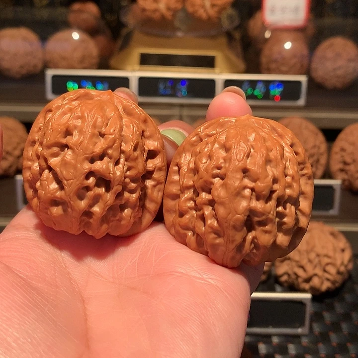 图***奇文玩核桃把件霸王