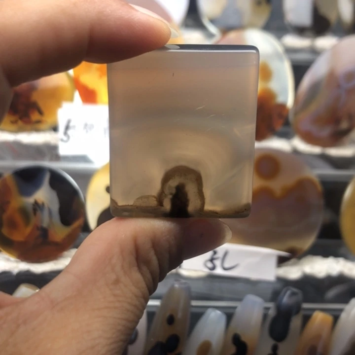 合金玛瑙/玉髓珠宝奇石030有瑕