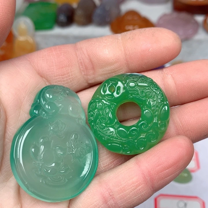 玛瑙/玉髓颈饰未镶嵌紫*籽