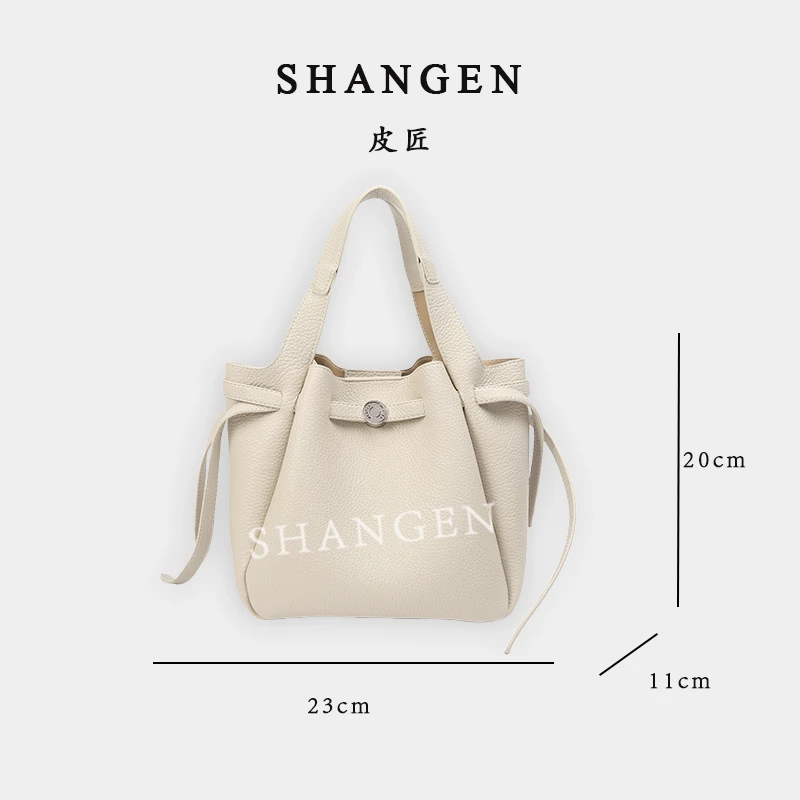 【尚恩CC】SKL-Z8001-石膏色-轻奢时尚女士新款手提斜挎包