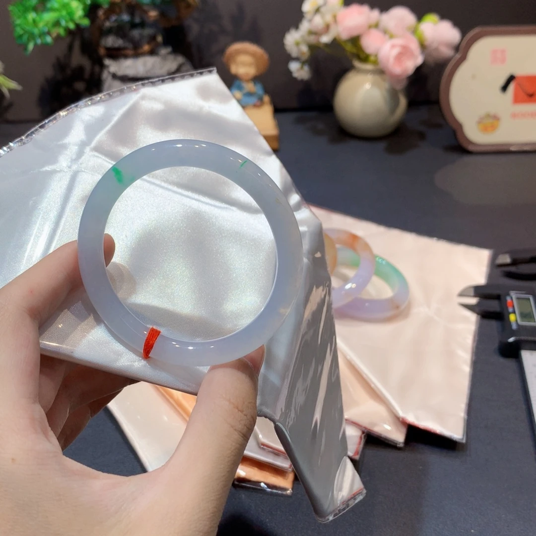 翡翠未镶嵌手镯翡翠手镯52圈口