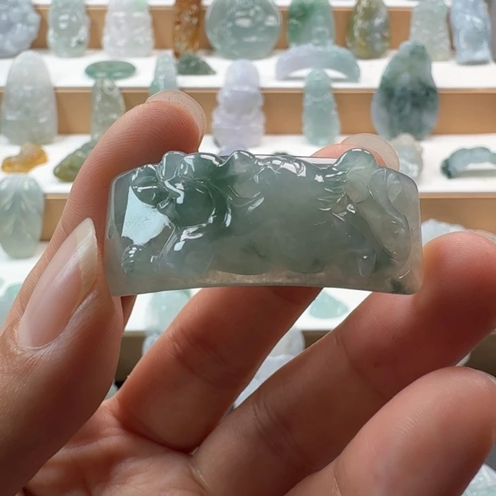 翡翠未镶嵌项链翡翠