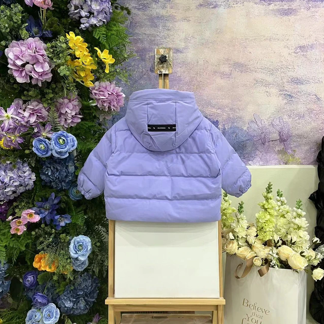 862S紫色羽绒服3887