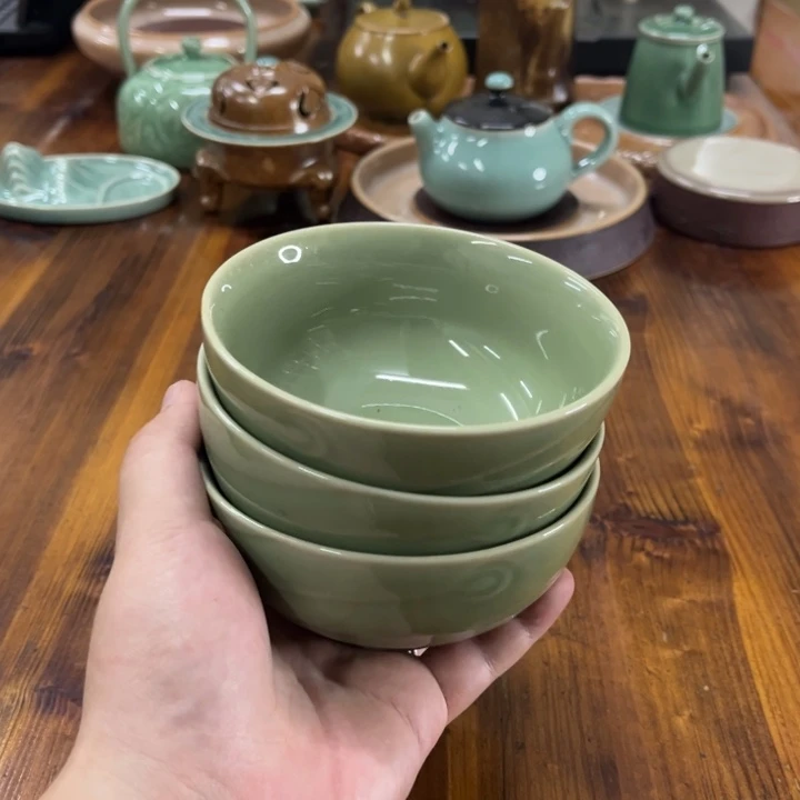 龙泉青瓷茶器微瑕8927